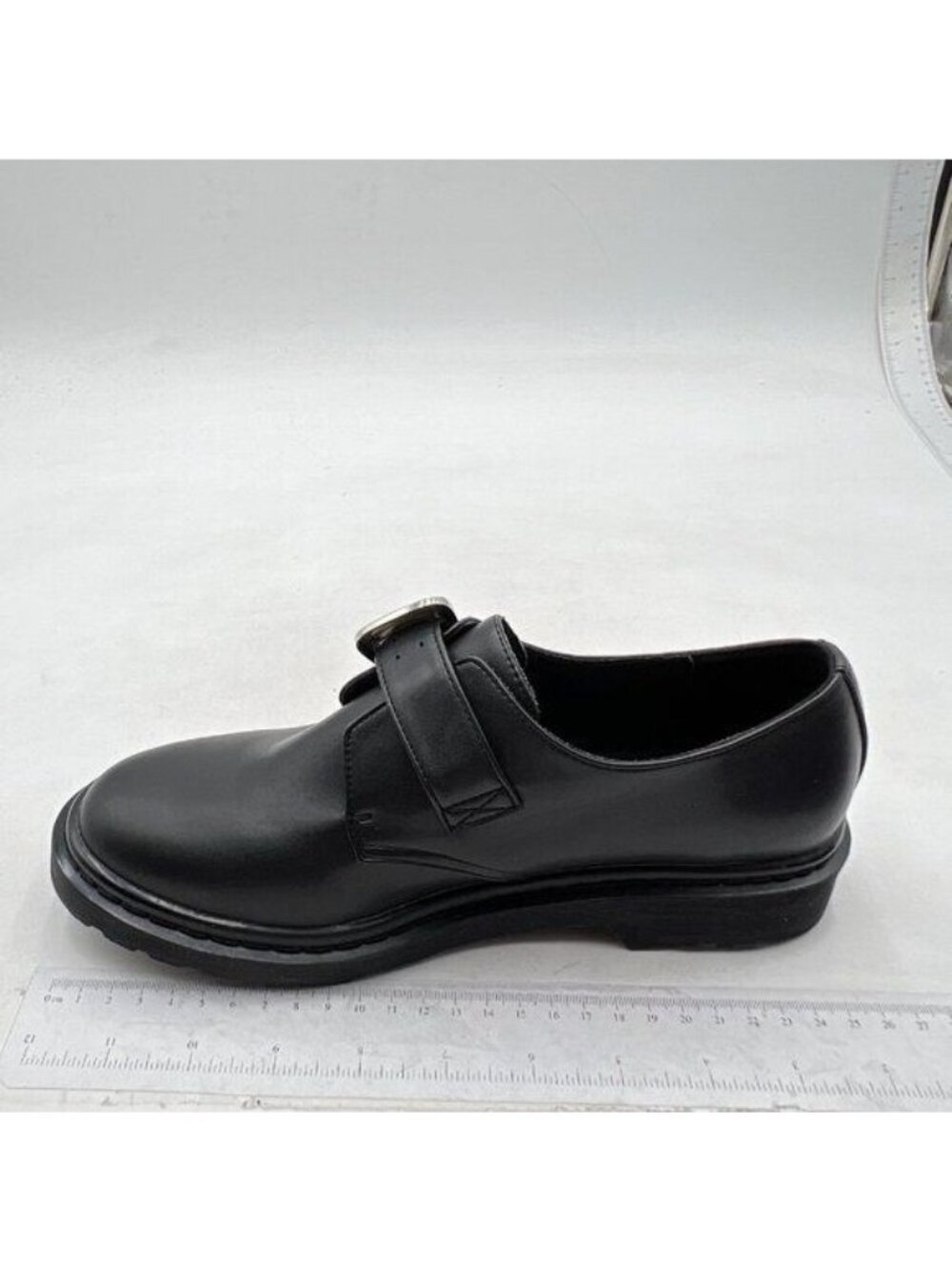 Oxfords Lace Ups, Leather Lined, Round Toe Dress Shoes for Women Black